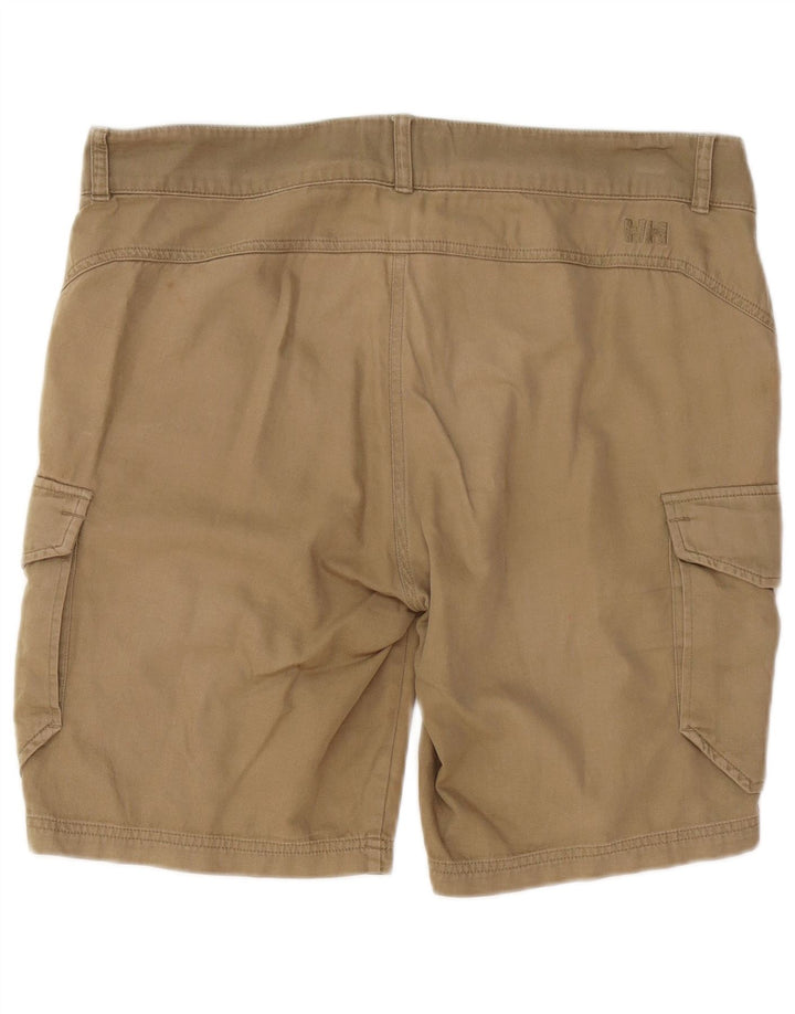 Pantaloncini cargo regolari da uomo Helly Hansen W33 cotone kaki medio