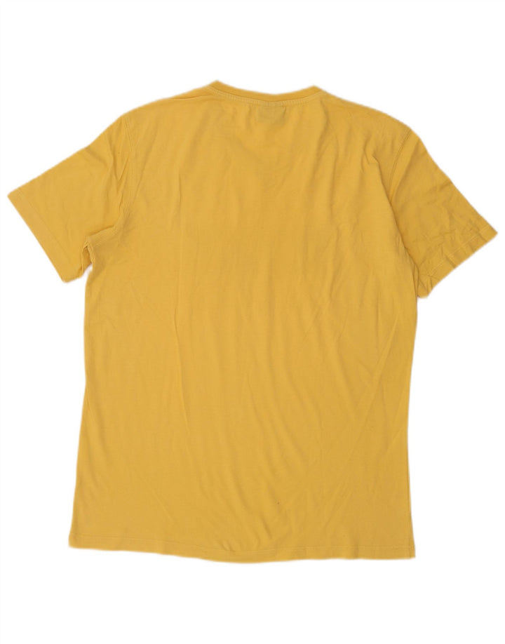 TRUSSARDI JEANS T-shirt grafica da uomo Top in cotone giallo medio