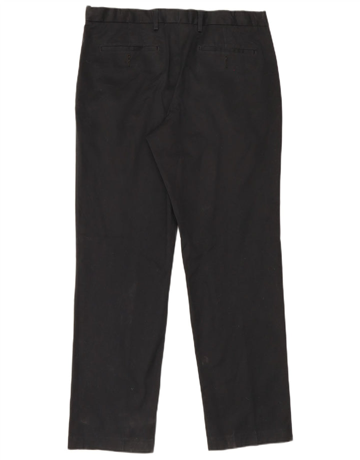 Pantaloni da abito dritti su misura da uomo Marks & Spencer W34 L31 neri