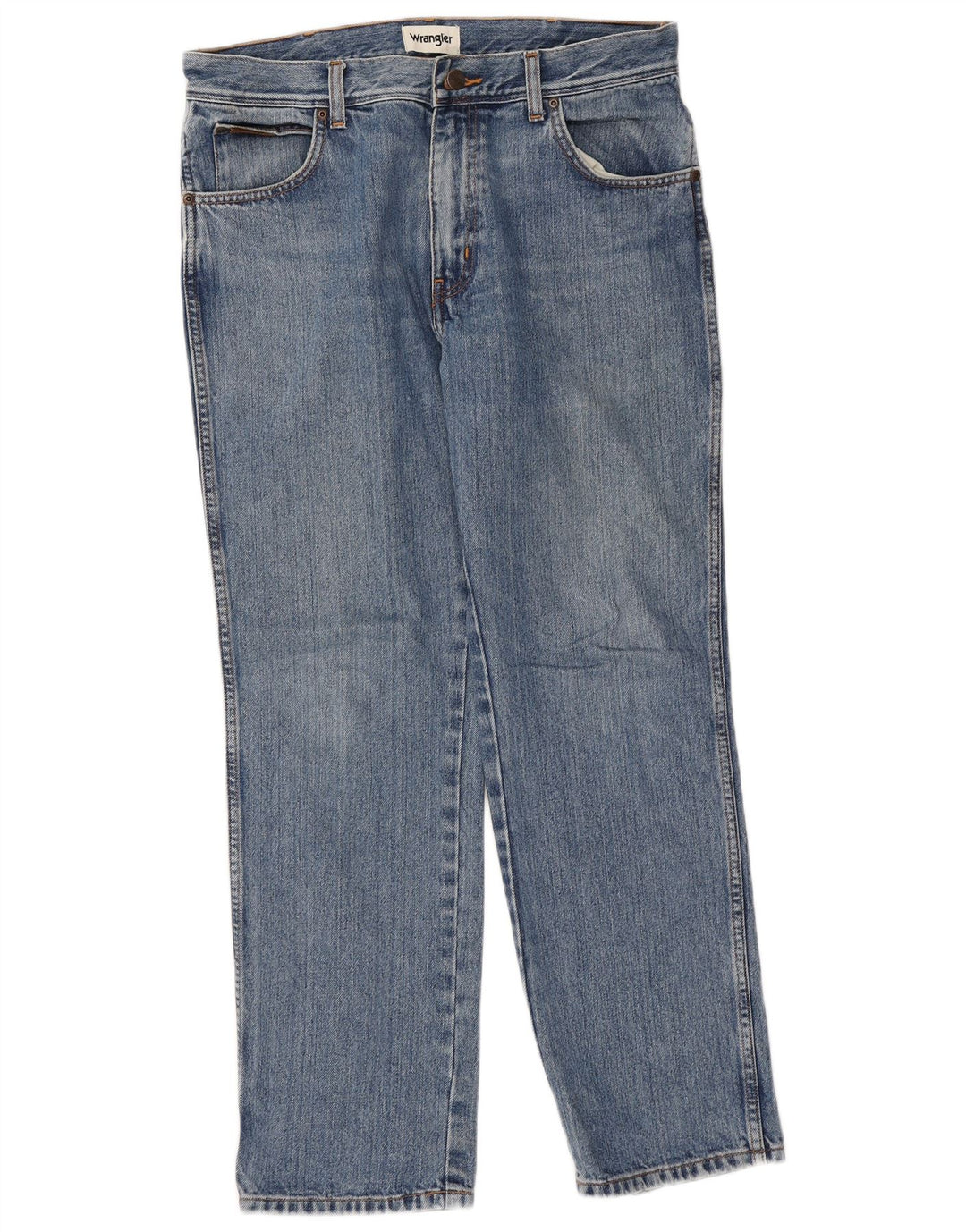 Jeans dritti da uomo Wrangler Texas W34 L30 cotone blu