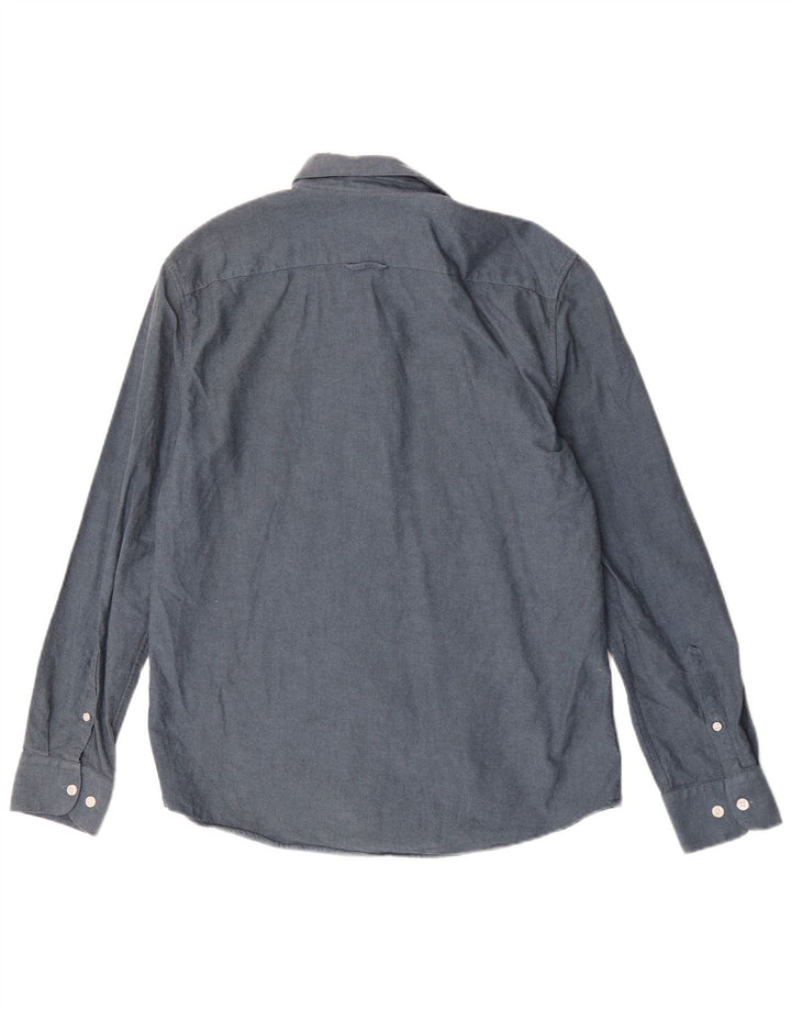 Camicia da uomo Penguin in cotone blu navy medio