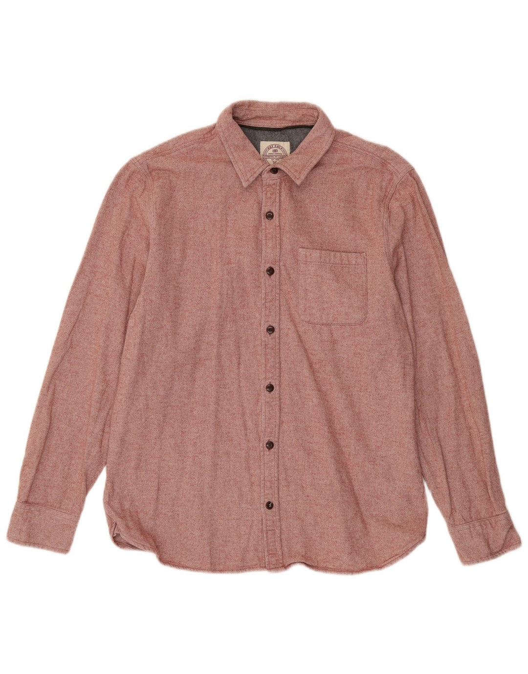 Camicia da uomo in flanella Fat Face grande in cotone rosa