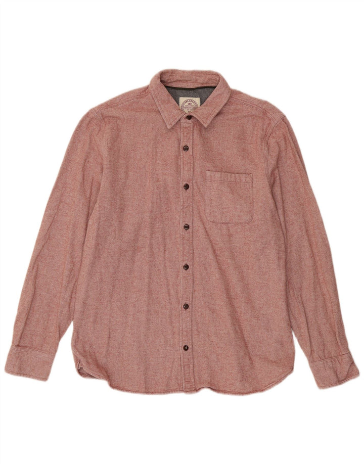 Camicia da uomo in flanella Fat Face grande in cotone rosa