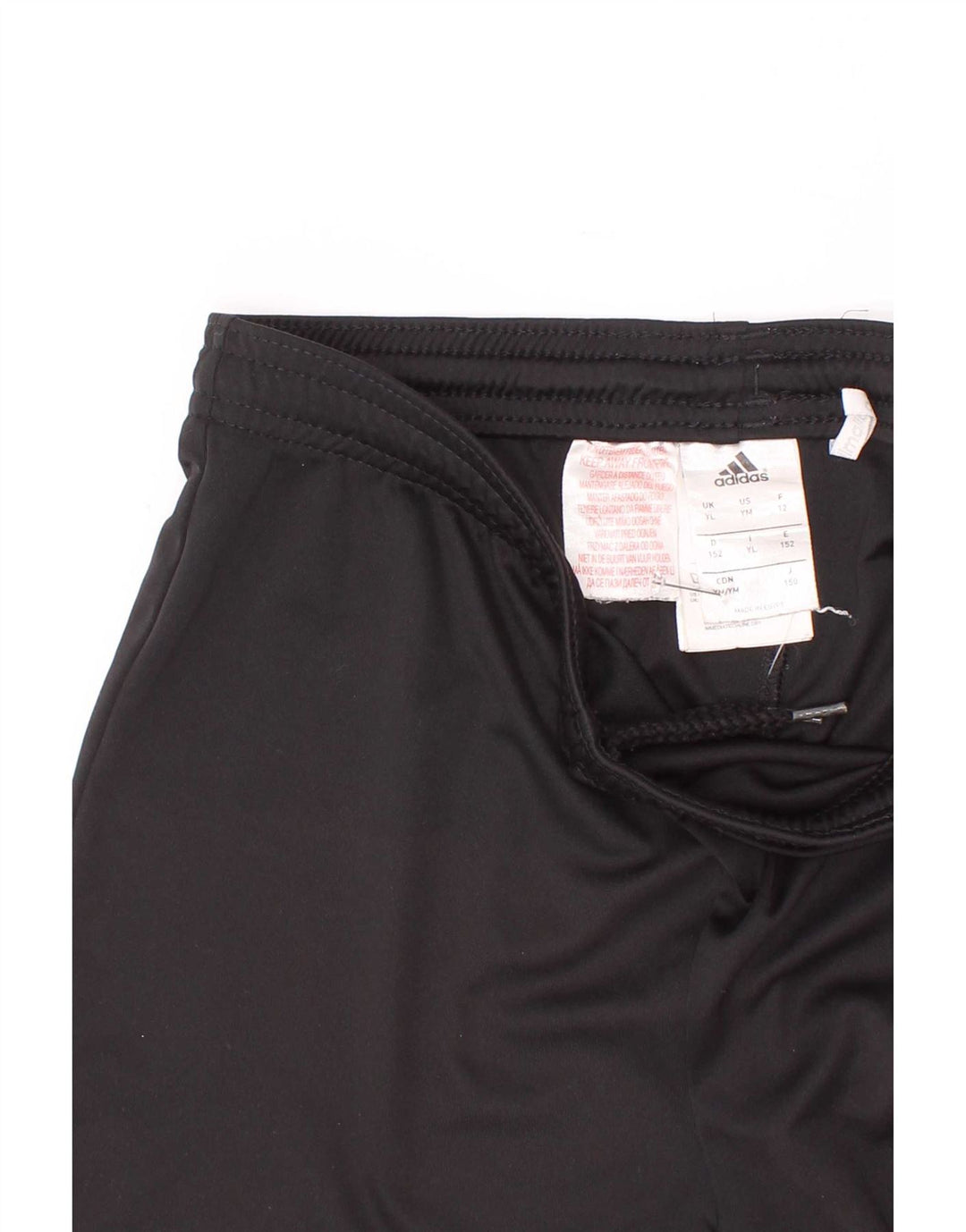Pantaloncini sportivi Adidas Climalite da ragazzo 11-12 anni Large Nero in poliestere