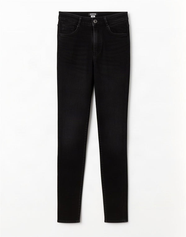 Jeans skinny Trafaluc da donna Zara EU 36 XS W26 L27 cotone nero