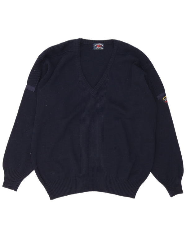 Paul & Shark Maglione da uomo con scollo a V XL Blu navy