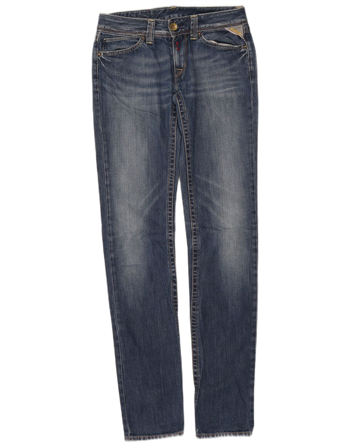 Jeans slim da donna Replay W27 L34 cotone blu