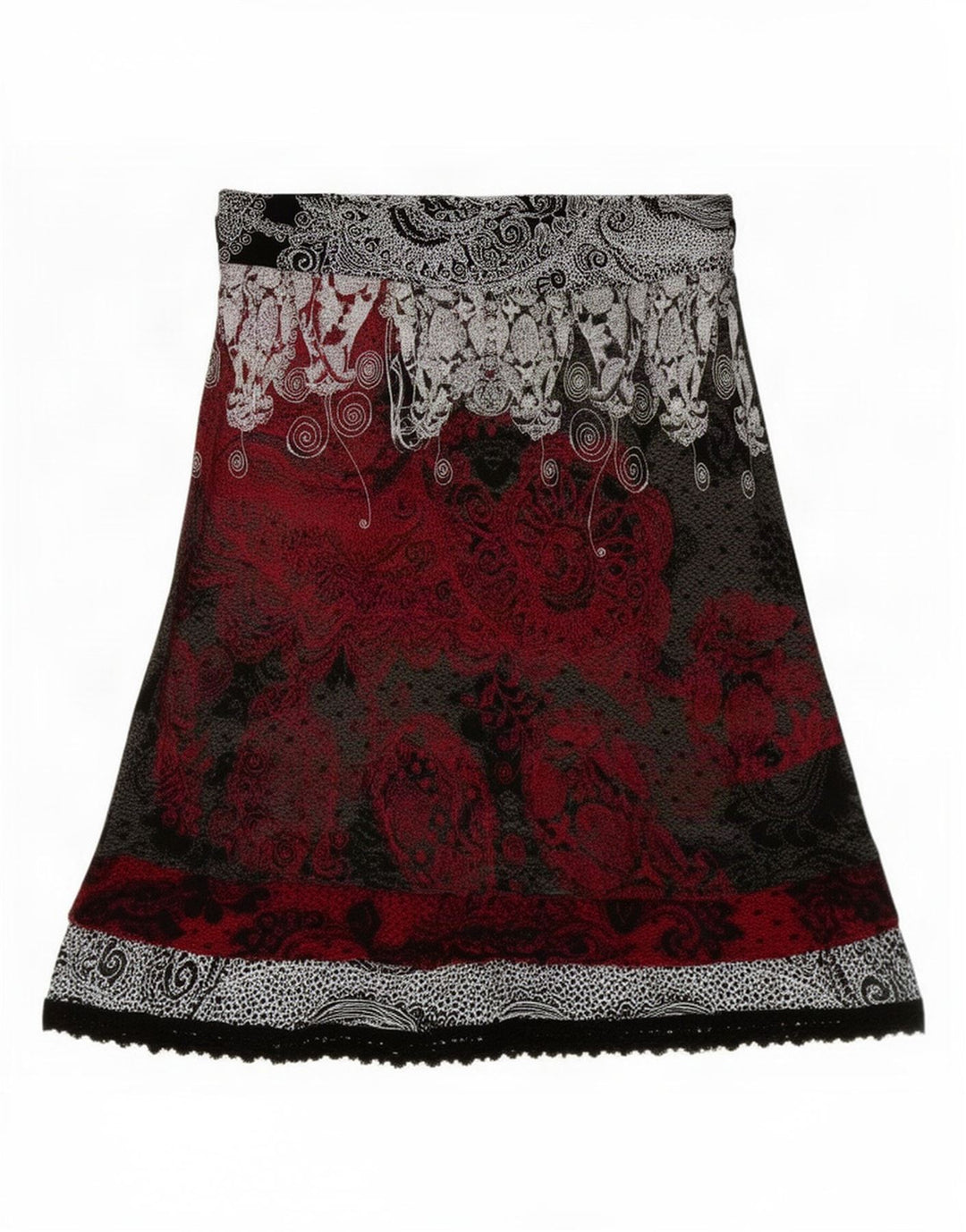 Desigual Gonna a trapezio da donna media W28 multicolore Paisley