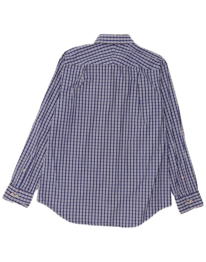 Camicia da uomo Charles Tyrwhitt in cotone a quadri grandi blu