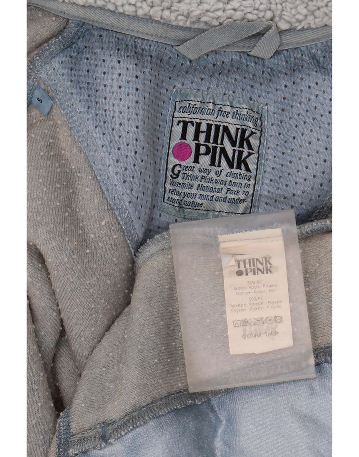 Giacca in pile Think Pink per ragazze 13-14 anni piccola in acrilico grigio