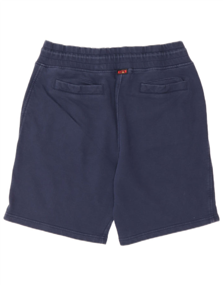 Pantaloncini sportivi grafici da uomo Kappa grandi in cotone blu navy