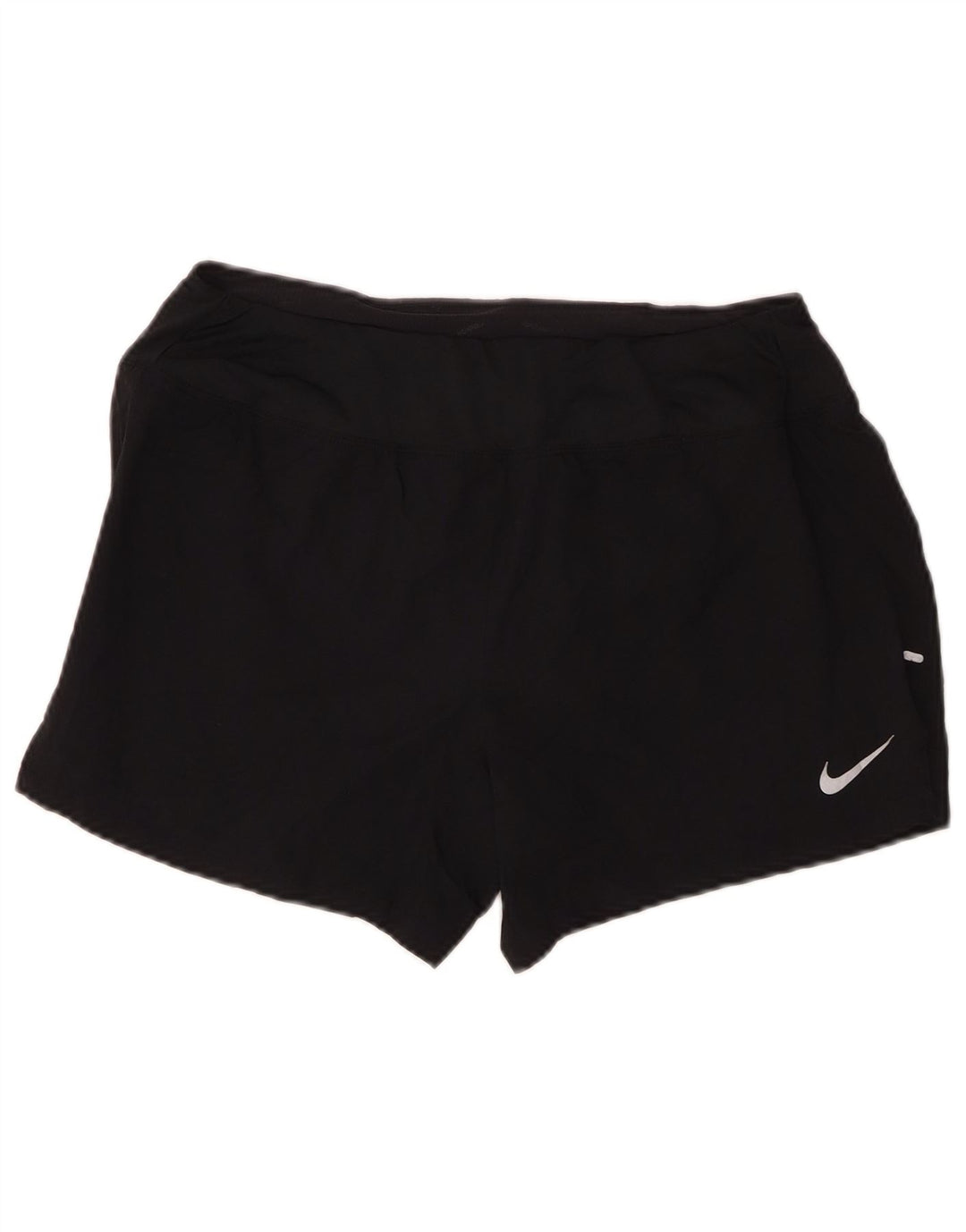 Pantaloncini sportivi Nike Dri Fit Regular da donna UK 14 Medium Nero Poliestere