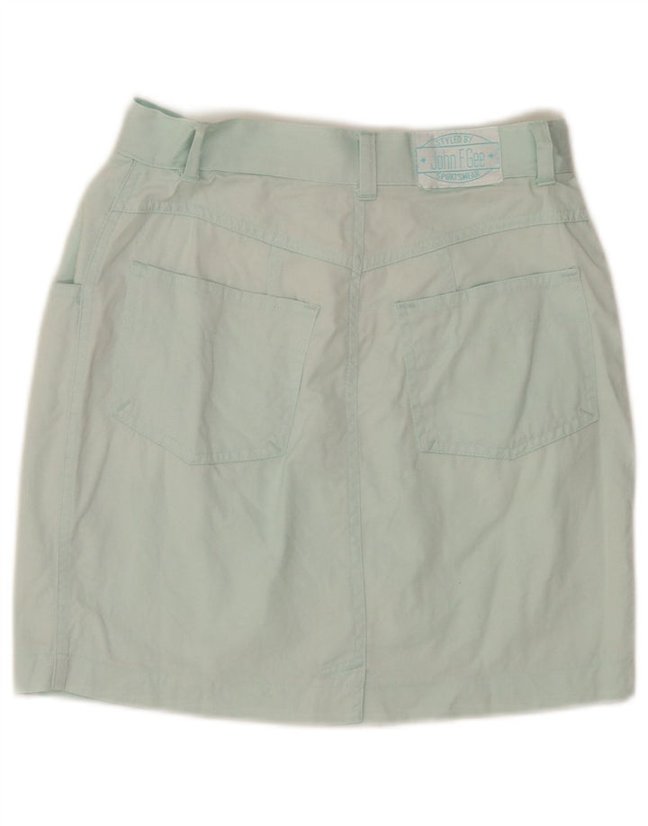 Minigonna da donna John F Gee EU 36 piccola W26 cotone blu