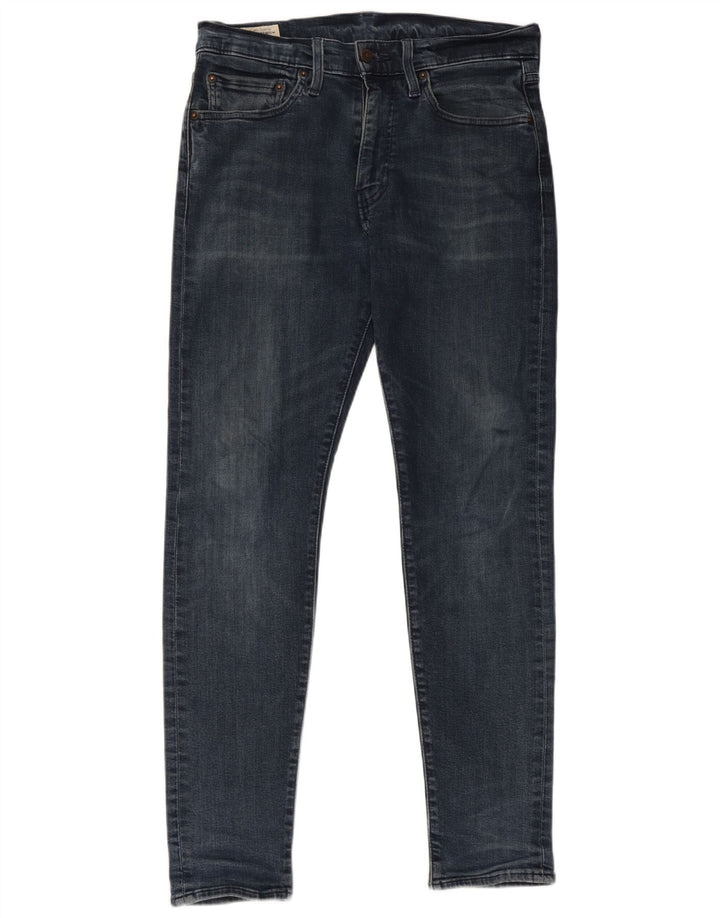 Jeans slim da uomo LEVI'S W31 L32 blu in lana vergine