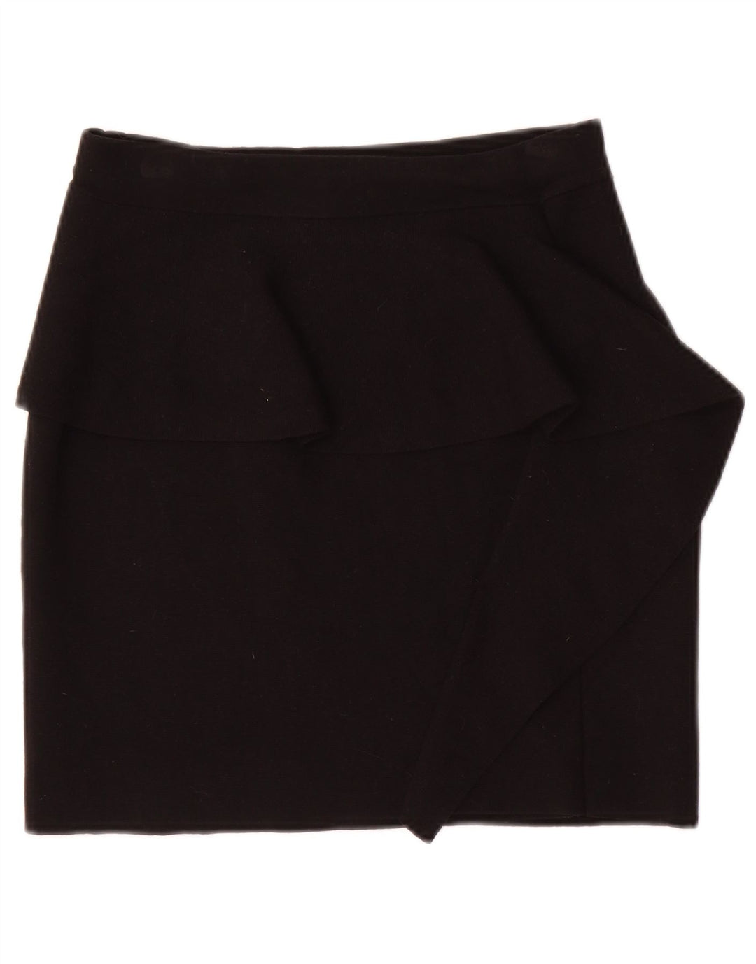 Minigonna peplo da donna Zara media W28 viscosa nera