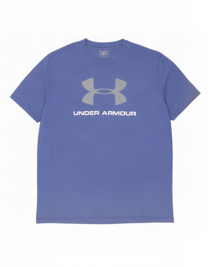 Maglietta grafica da uomo Under Armour Top 2XL Blu