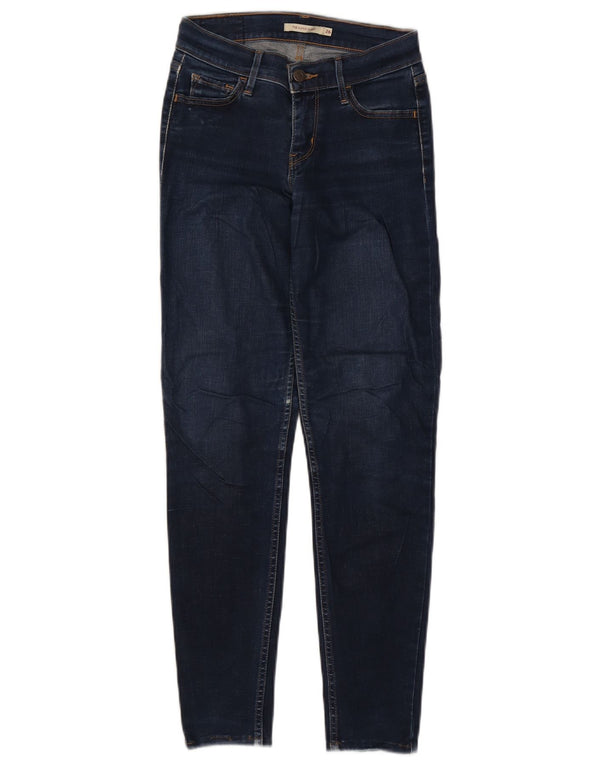 Jeans Levi's 710 Super Skinny da donna W26 L28 Blu Navy