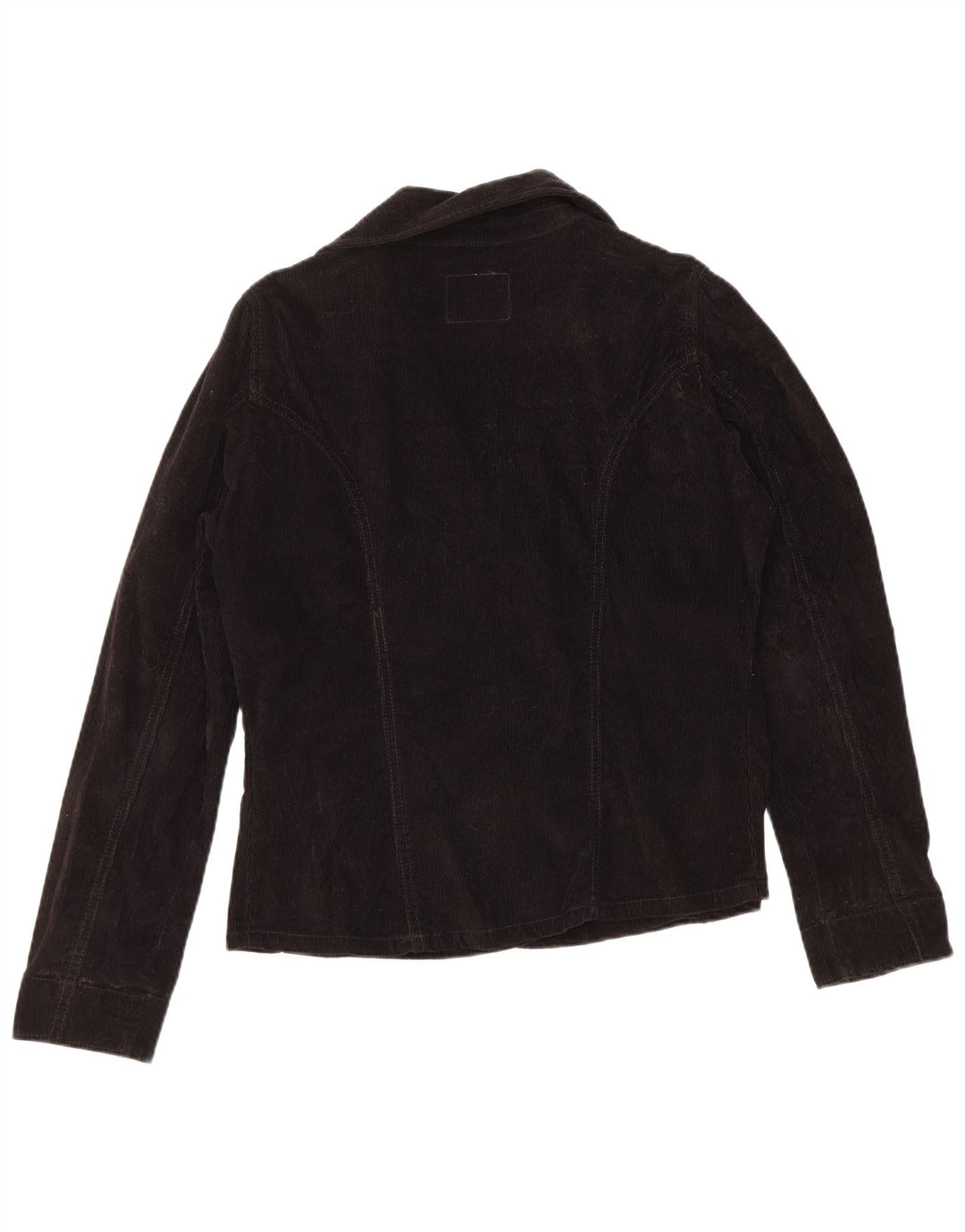 Cappotto da marinaio in velluto a coste da donna Levi's UK 16 grande cotone nero