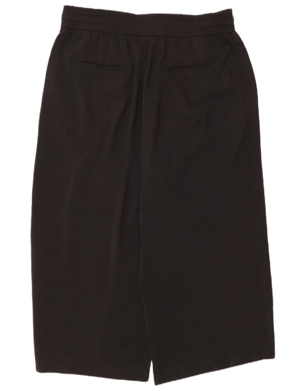 Pantaloni casual da donna Zara Culottes 2XL W34 L25 poliestere nero