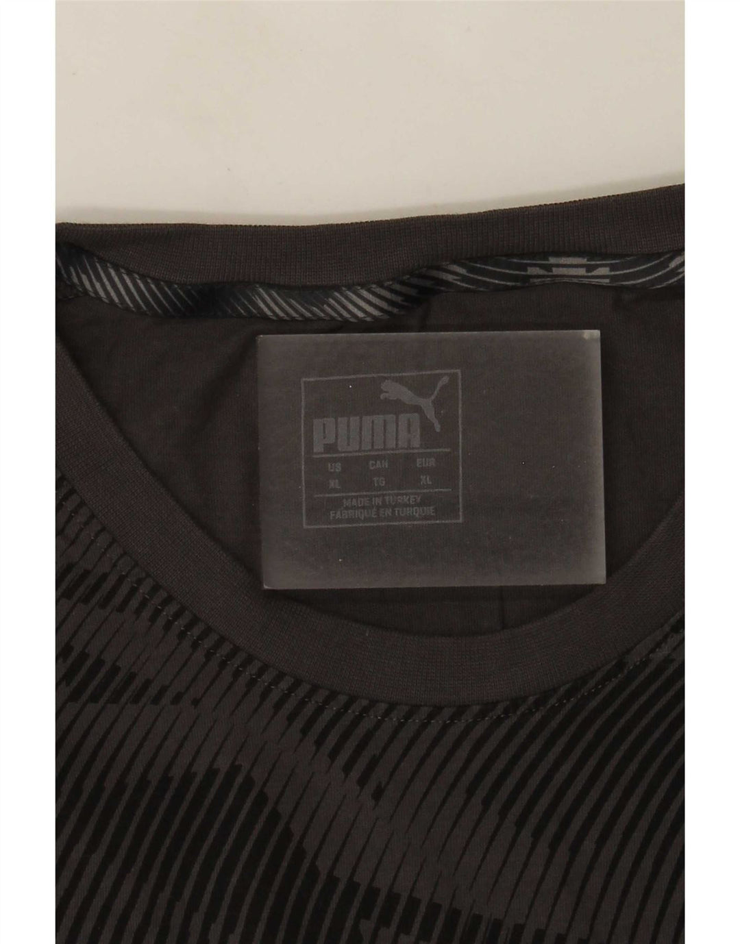 Maglietta Puma da uomo Top XL Grigia geometrica