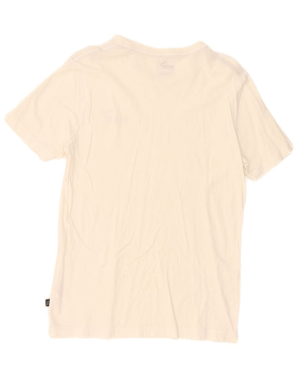 T-shirt da uomo Puma Top Small in cotone bianco