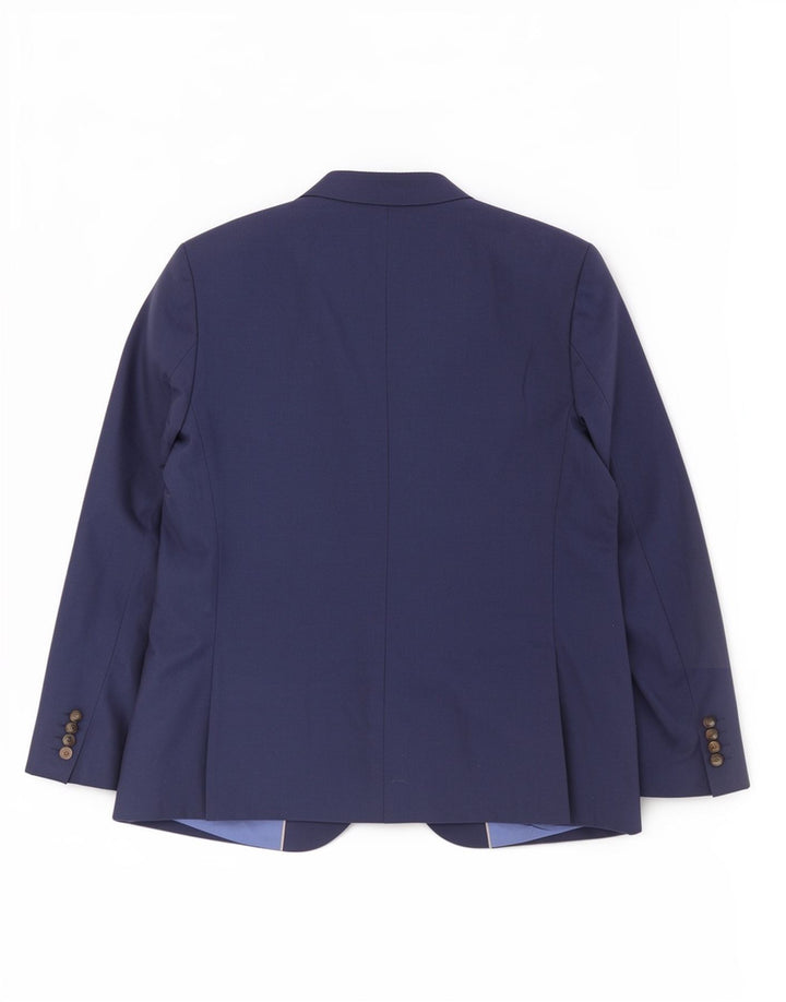Giacca blazer a 2 bottoni da uomo Marks & Spencer UK 44 XL blu navy classica