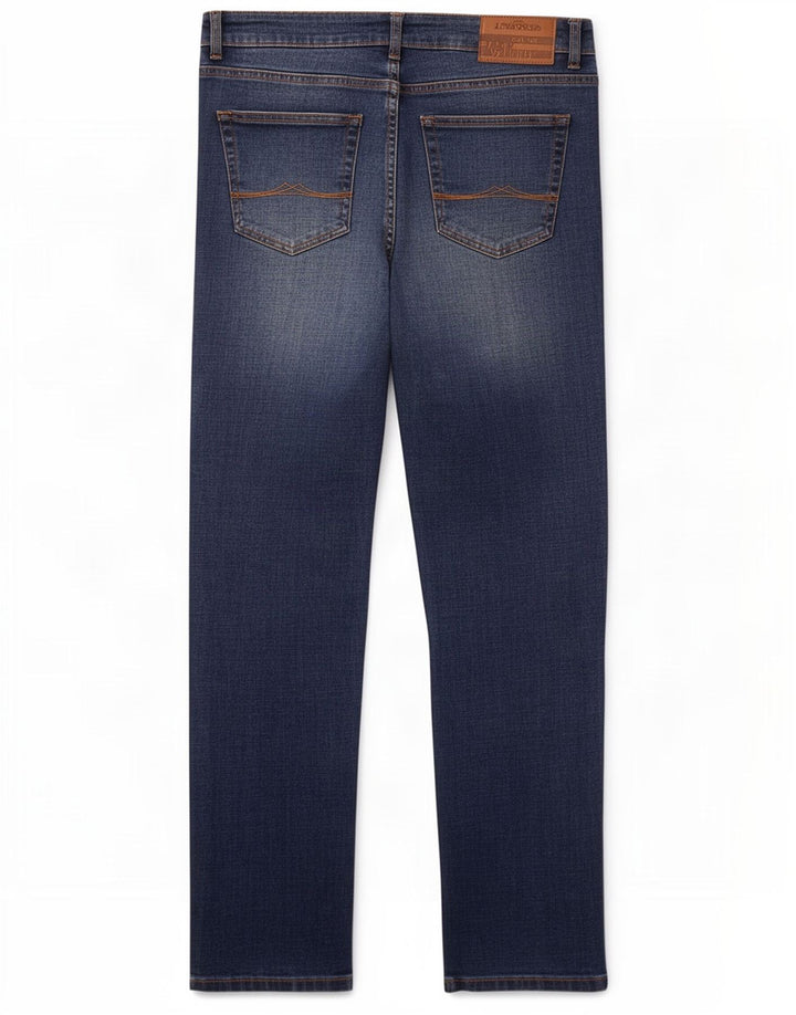 Jeans slim da uomo Jack Wills W34 L31 cotone blu navy