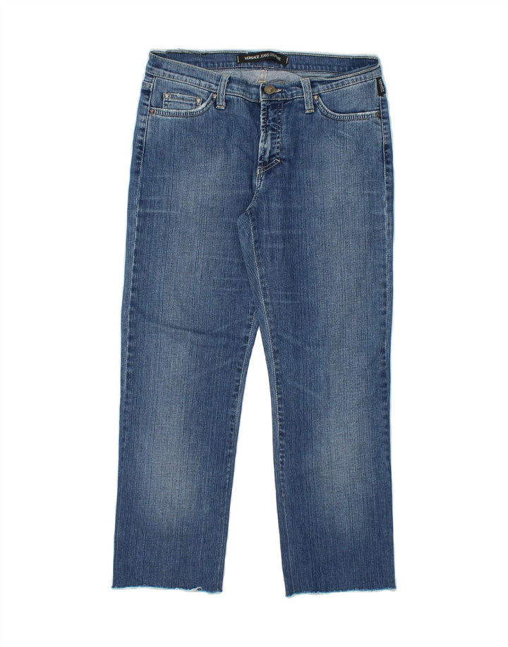 VERSACE Womens Cropped Jeans W29 L24  Blue Cotton Vintage Versace and Second-Hand Versace from Messina Hembry 