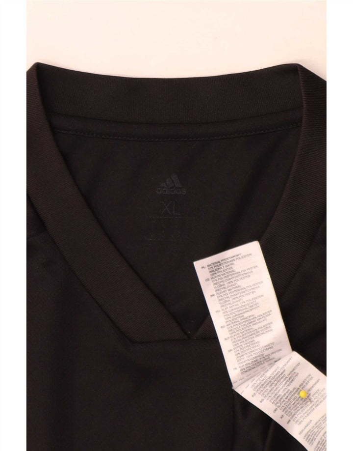 T-shirt Adidas Climacool da uomo Top XL poliestere nero
