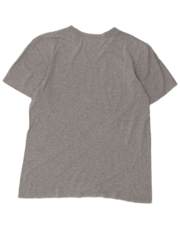 T-shirt grafica Nike da uomo con vestibilità regolare, piccola, in cotone grigio