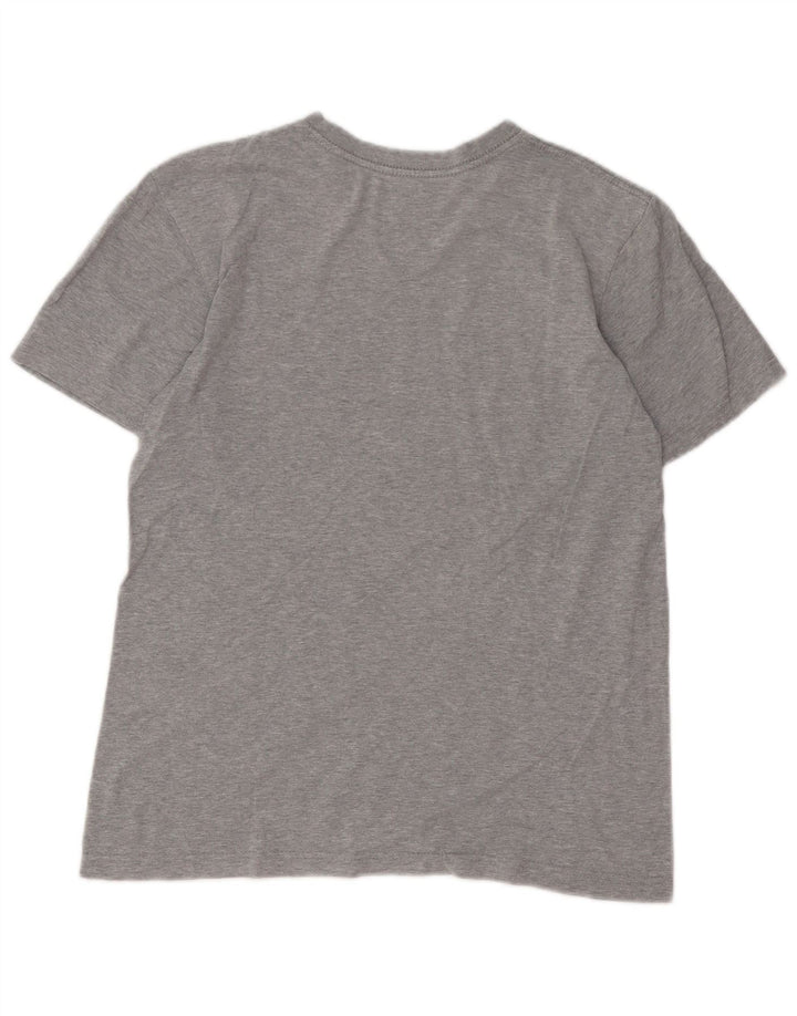 T-shirt grafica Nike da uomo con vestibilità regolare, piccola, in cotone grigio