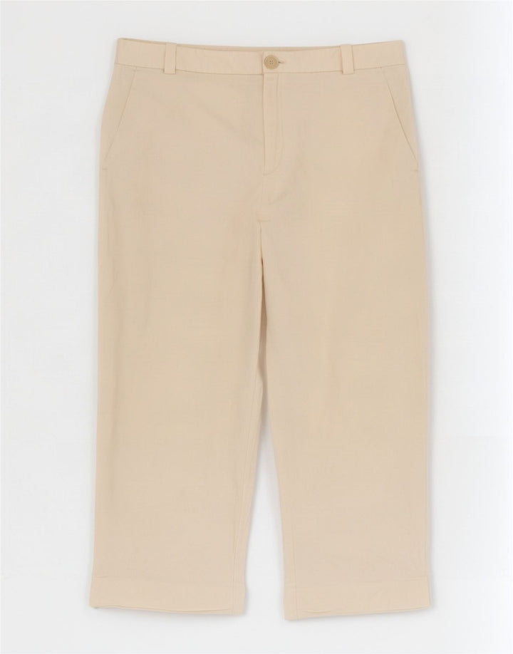 Pantaloni corti da donna Zara XL W32 L24 Lyocell bianco sporco