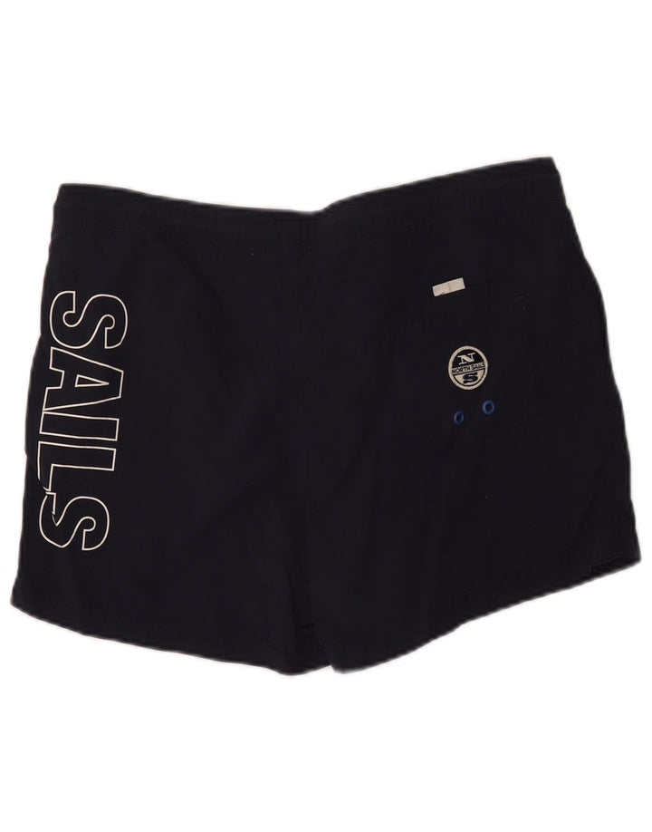 NORTH SAILS Pantaloncini da bagno con grafica da uomo medio blu navy in poliammide