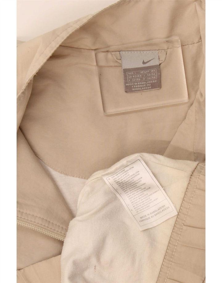 Giacca da tuta da uomo Nike UK 42/44 Large Beige Poliestere