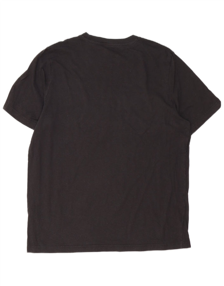 T-shirt grafica da uomo Puma Top grande in cotone nero