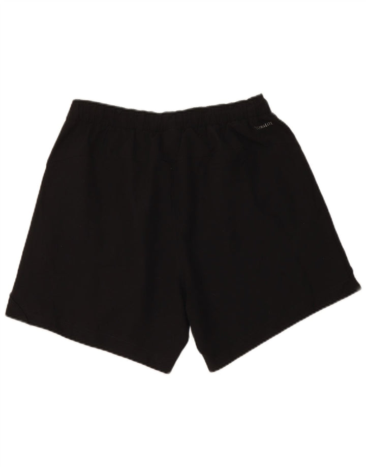 Pantaloncini sportivi da uomo Adidas medi neri in poliestere