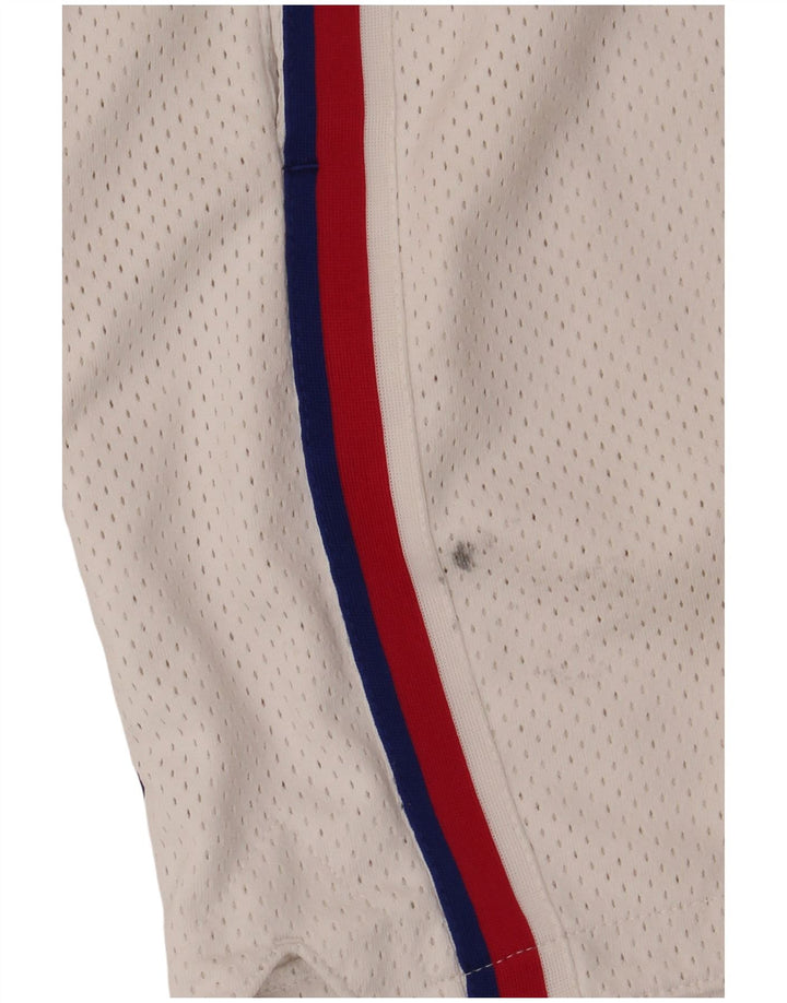 Pantaloncini sportivi grafici da uomo Jordan, poliestere color block bianco medio