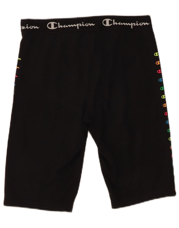 Pantaloncini sportivi grafici per ragazze Champion 15-16 anni 2XL neri