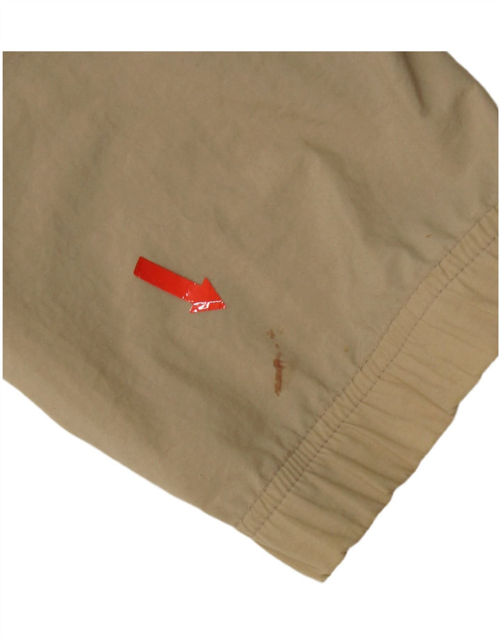 Giacca da ginnastica da uomo Asics, grande, in poliestere color block beige