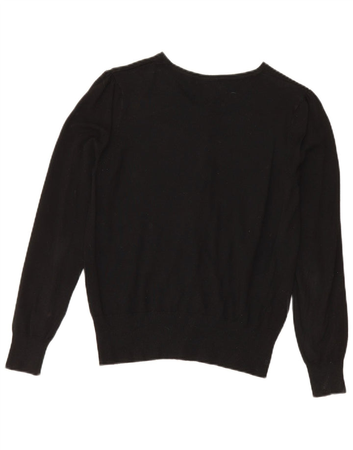 Maglione cardigan da donna Marks & Spencer UK 10 piccolo nero
