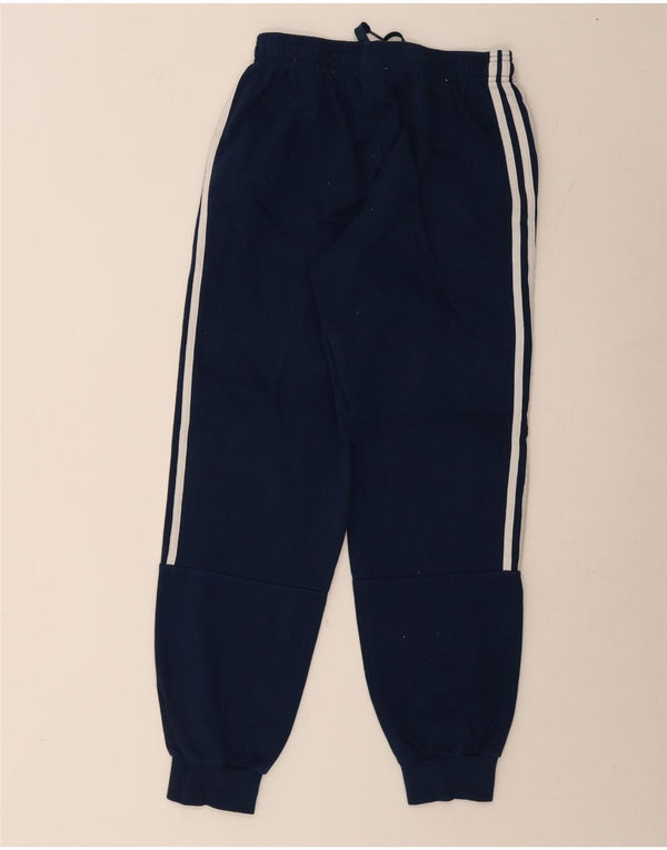 Pantaloni della tuta da ragazzo Adidas Joggers 13-14 anni in cotone blu navy
