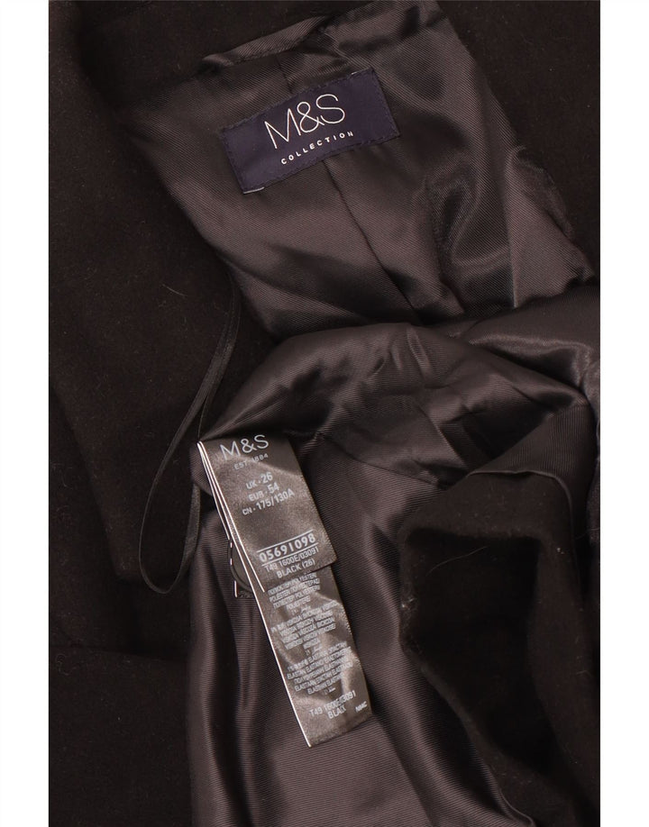 Soprabito da donna Marks & Spencer UK 26 5XL poliestere nero