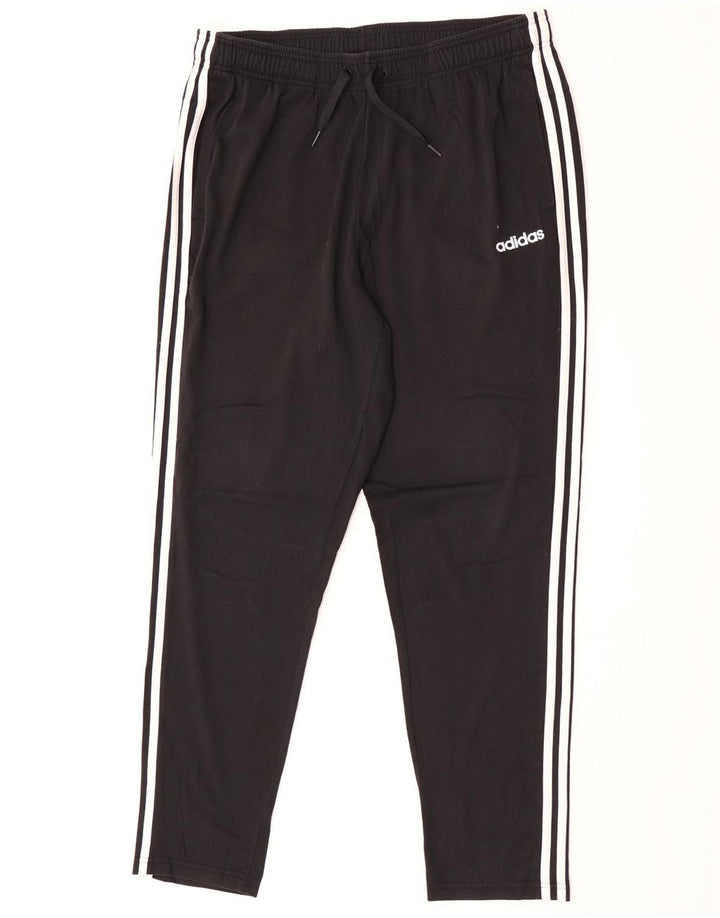 Pantaloni da tuta da uomo Adidas XL in cotone nero