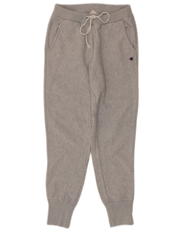 Pantaloni da tuta da donna Champion Joggers UK 8 Small Cotone grigio