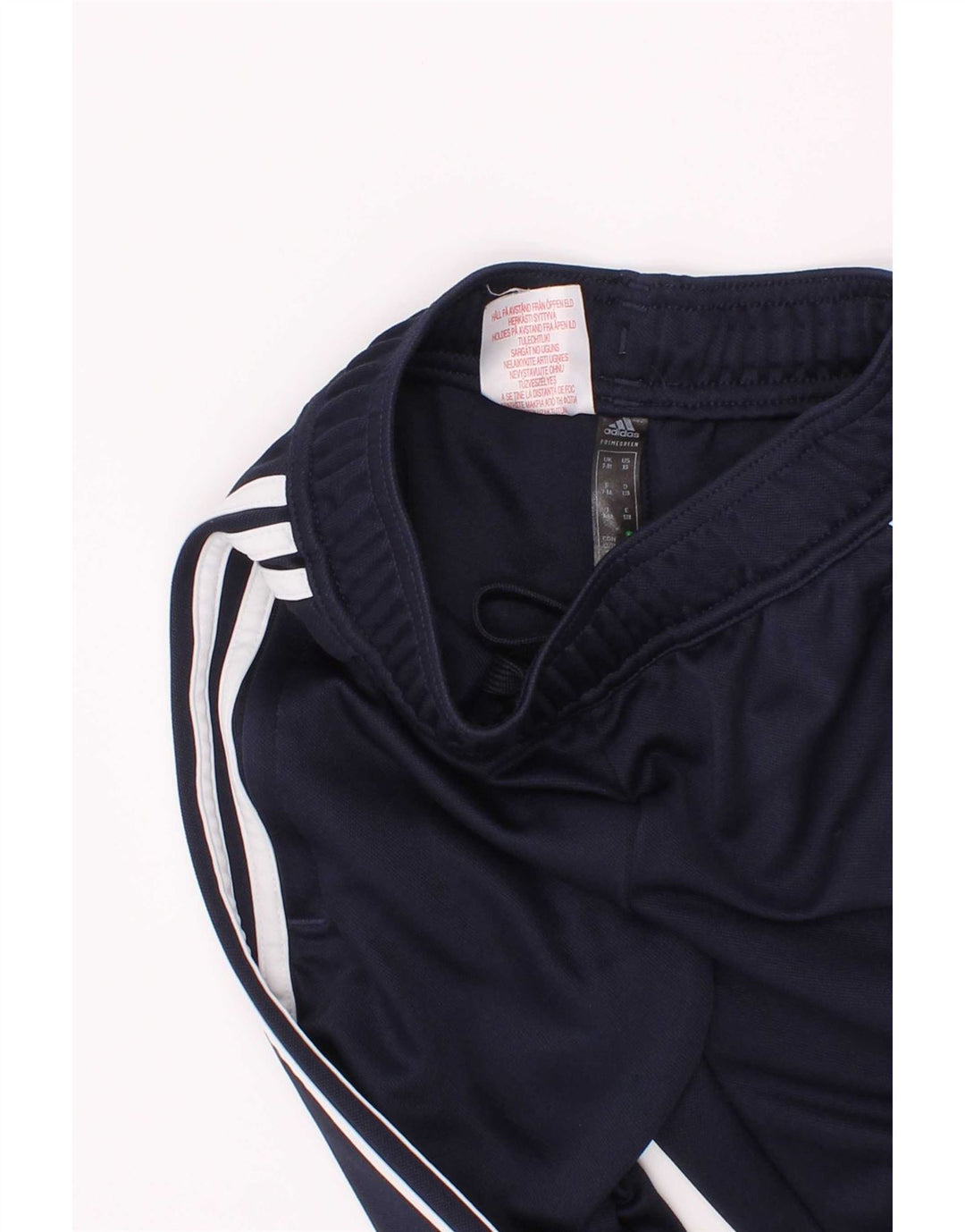 Pantaloni della tuta Adidas Aeroready da ragazzo 7-8 anni in poliestere blu navy