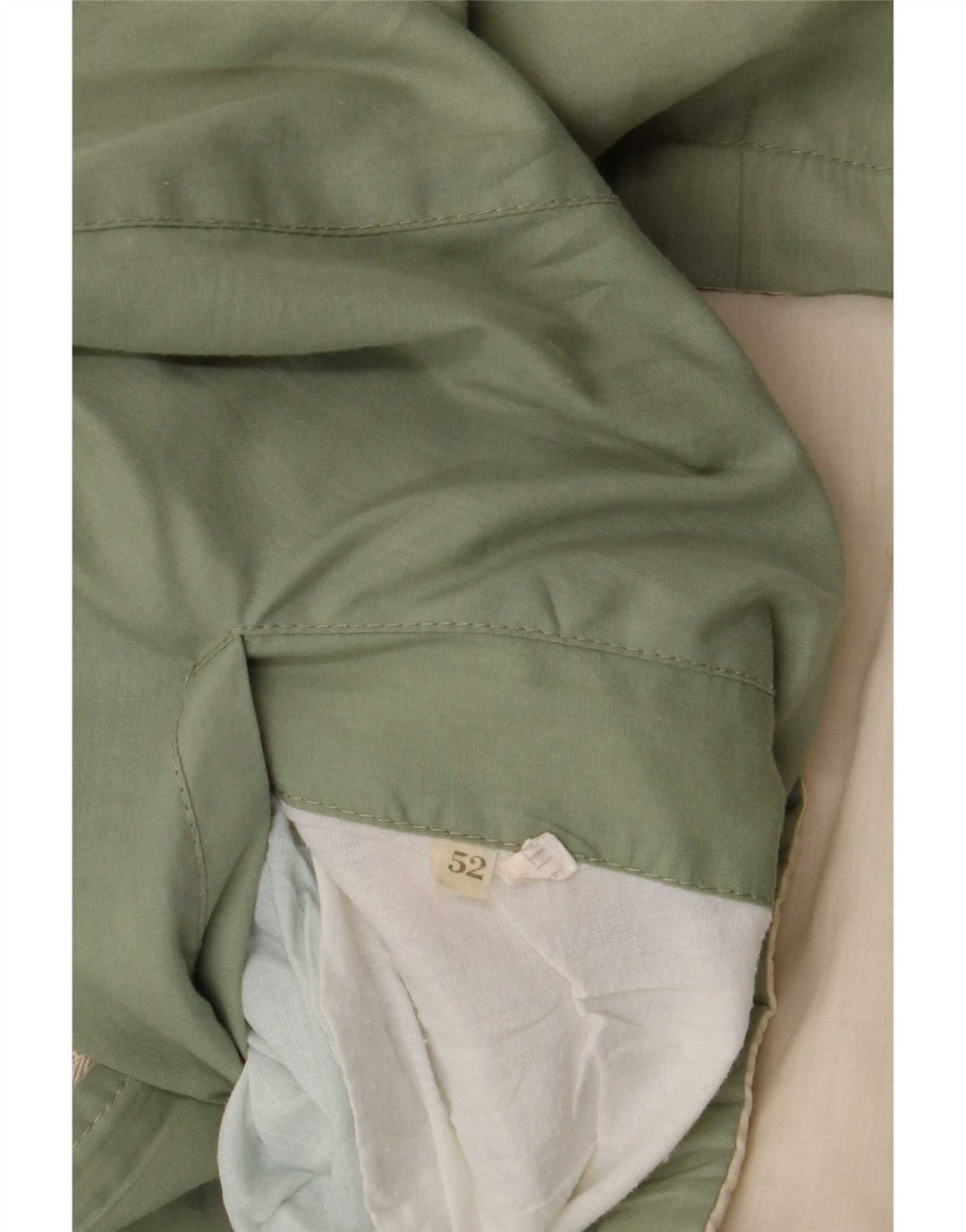 Giacca reversibile con cappuccio vintage da uomo IT 52 XL color block verde