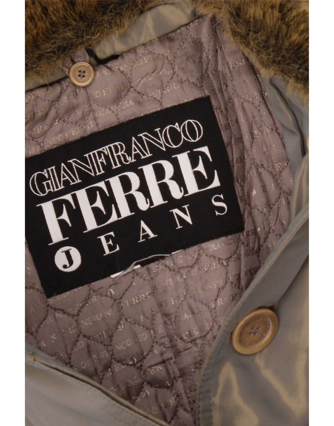 Trench da donna Gianfranco Ferre UK 12 Grigio medio
