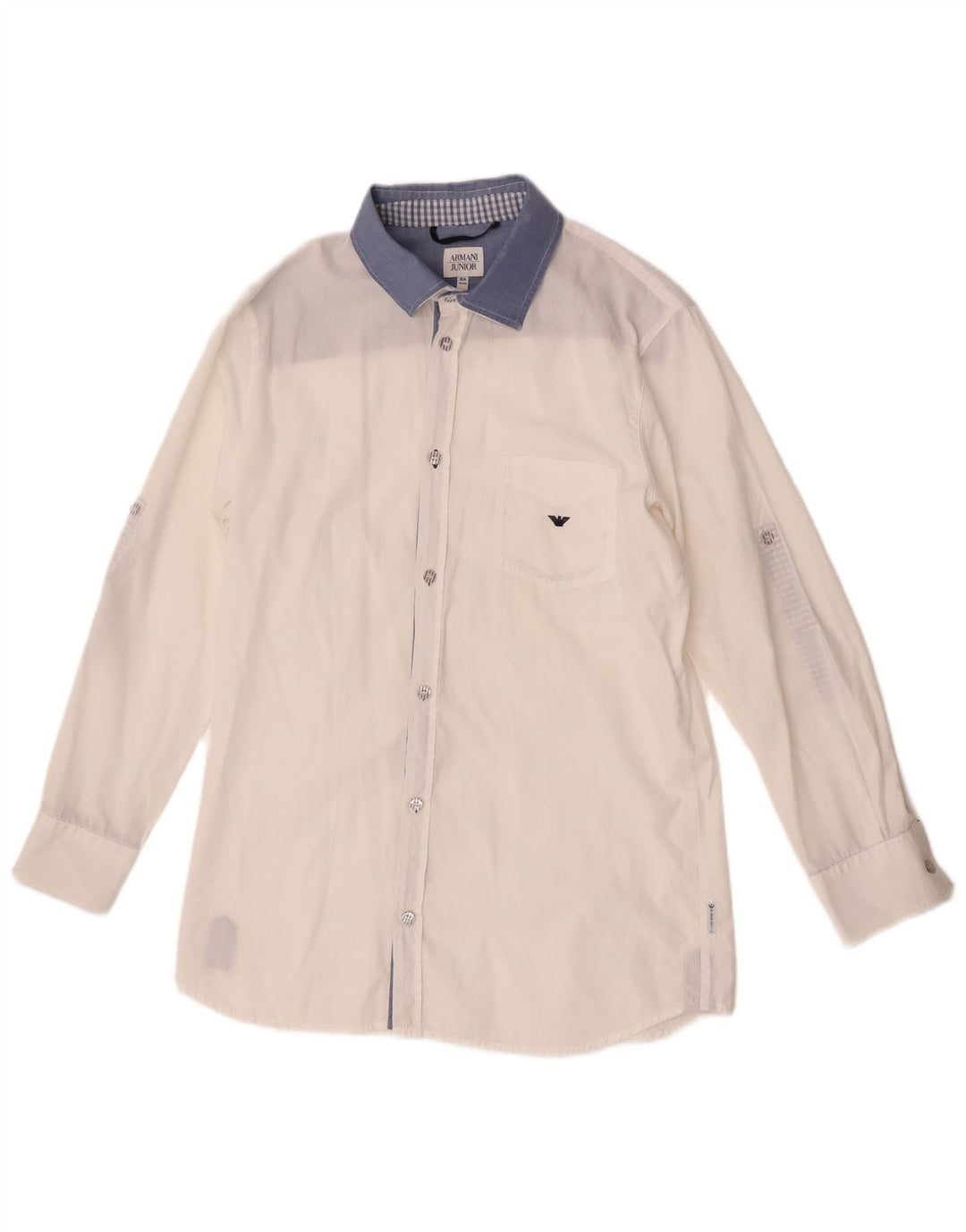 Maglia Armani Junior Bambino 15-16 Anni Bianca