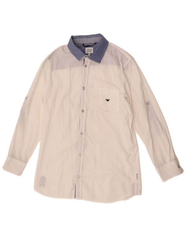 Maglia Armani Junior Bambino 15-16 Anni Bianca