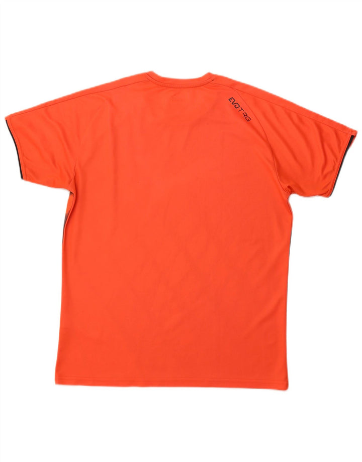 T-shirt grafica da uomo Puma Top con motivo a quadri arancione medio
